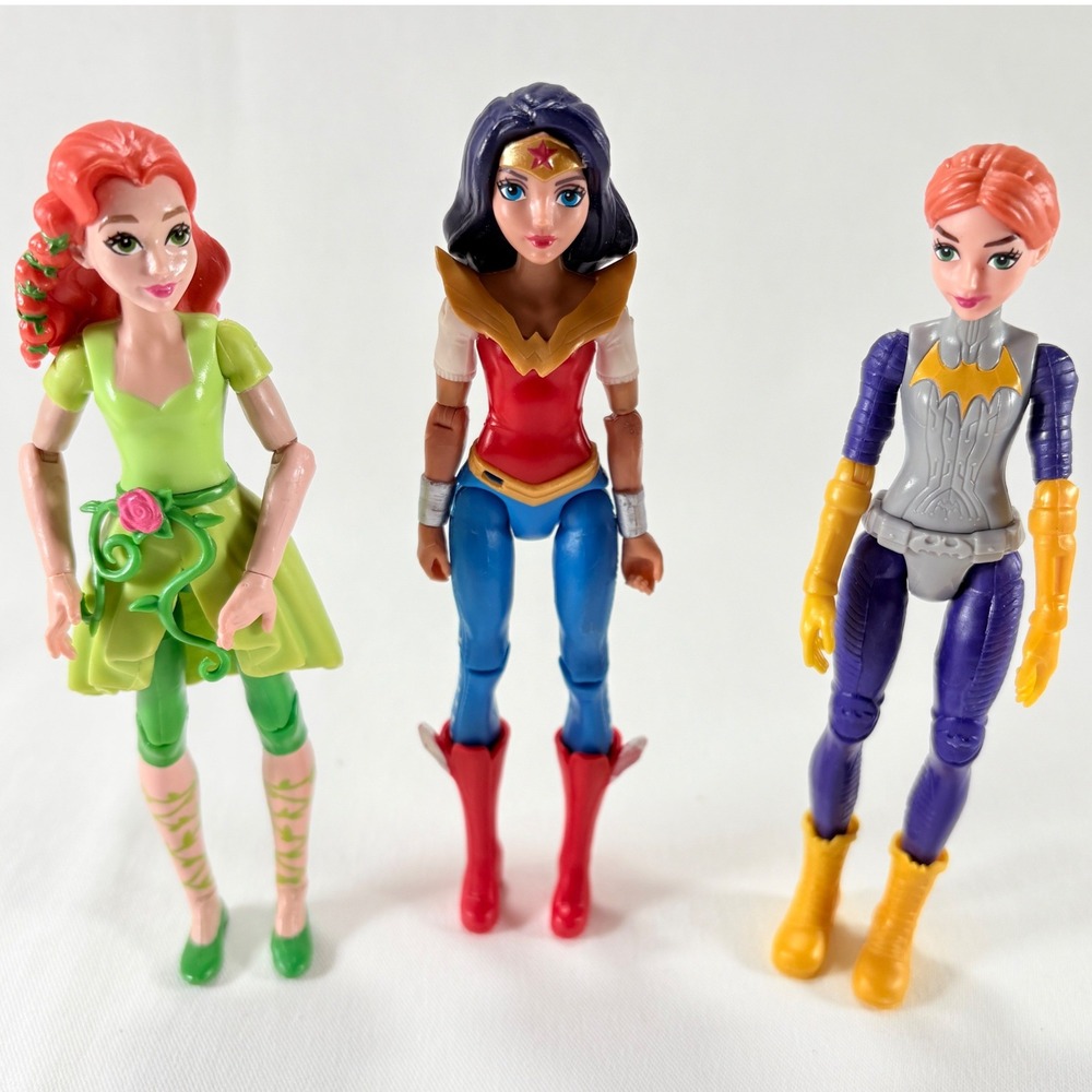 Mattel DC Super Hero Girls Action Figures 6in Wonder Woman Poinson Ivy Batgirl